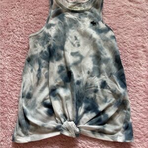 Abercrombie Kids Blue and White Tank Top